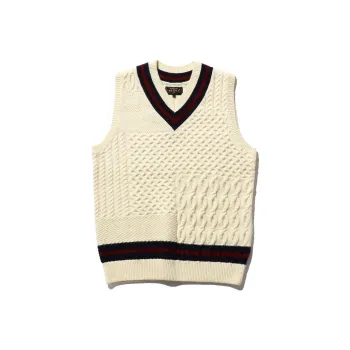 Beams Plus Cricket Patchwork Vest
