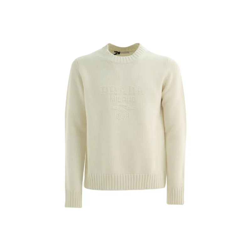 PRADA Ribbed Knitted Jumper-0