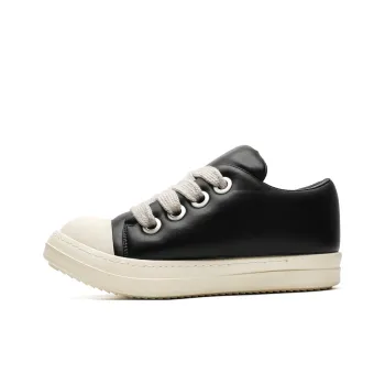 ZONEJOY Anti Slip Wear Resistant Low Top Skateboard Shoes Unisex Black