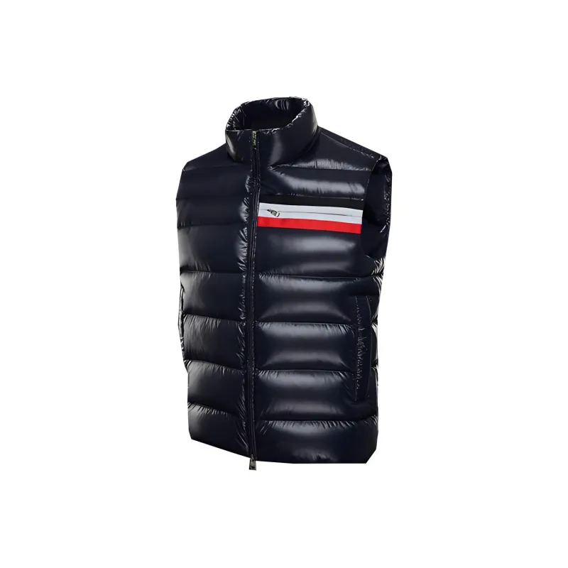 Moncler Vests Men Dark Blue-2