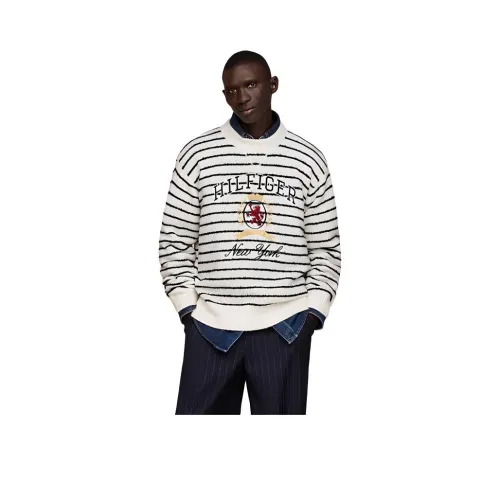 Tommy Pasek Sweater Men's Black White Stripes