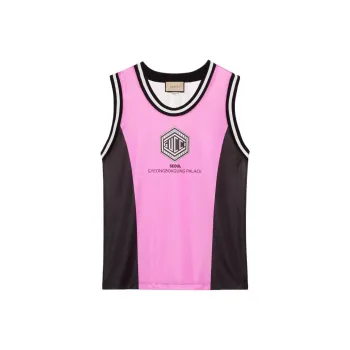 GUCCI Logo print Jersey Tank Top