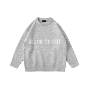 BLACK OF EXIT Sweaters Unisex
