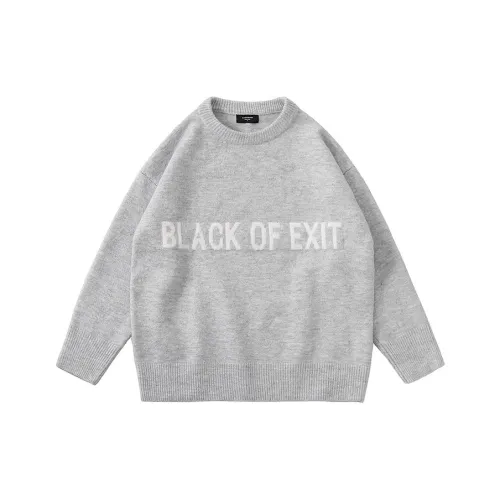 BLACK OF EXIT 남녀공용 스웨터