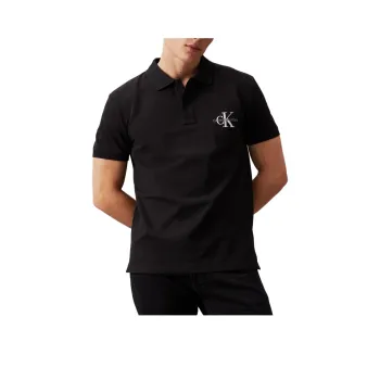 CALVIN KLEIN Polo Shirt Europe Version Men's Black
