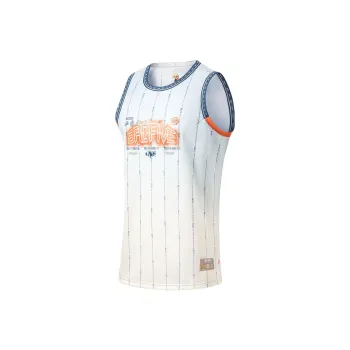 LINING Tank Tops Men Cloud Porcelain Blue All Over Print