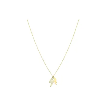 Mr Wonderful Stainless Steel, Cubic Zirconia Necklaces Women's Gold
