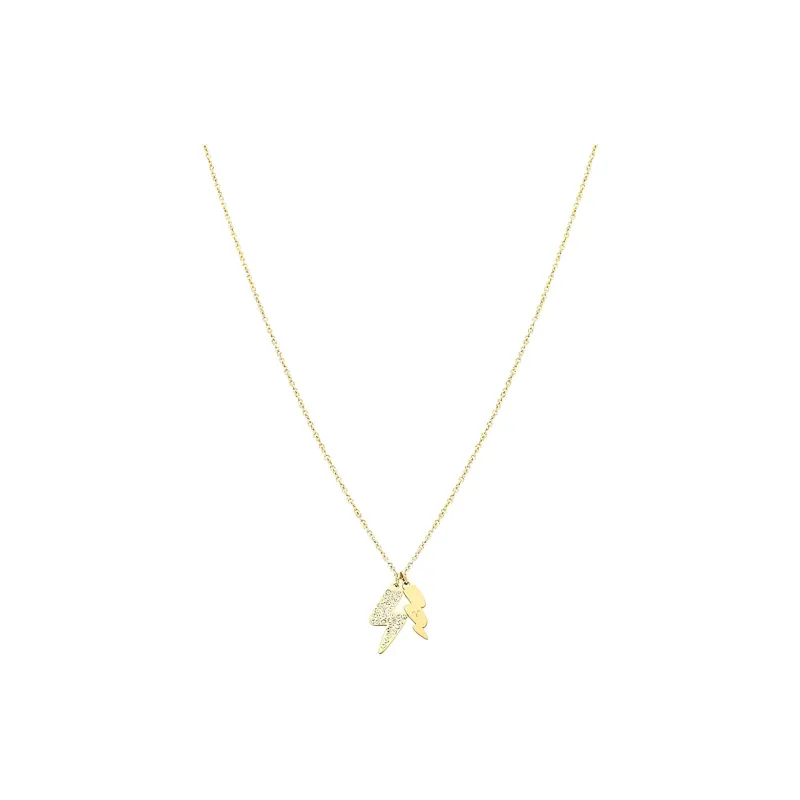 Mr Wonderful Stainless Steel, Cubic Zirconia Necklaces Women's Gold-0