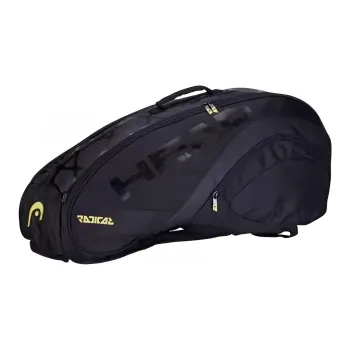 HEAD Polyester With PU Double Shoulder Tennis Racket Bag Large Size Unisex