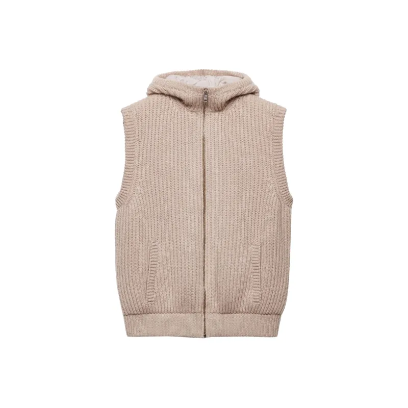 PRADA Cashmere Hoodie Vest-0