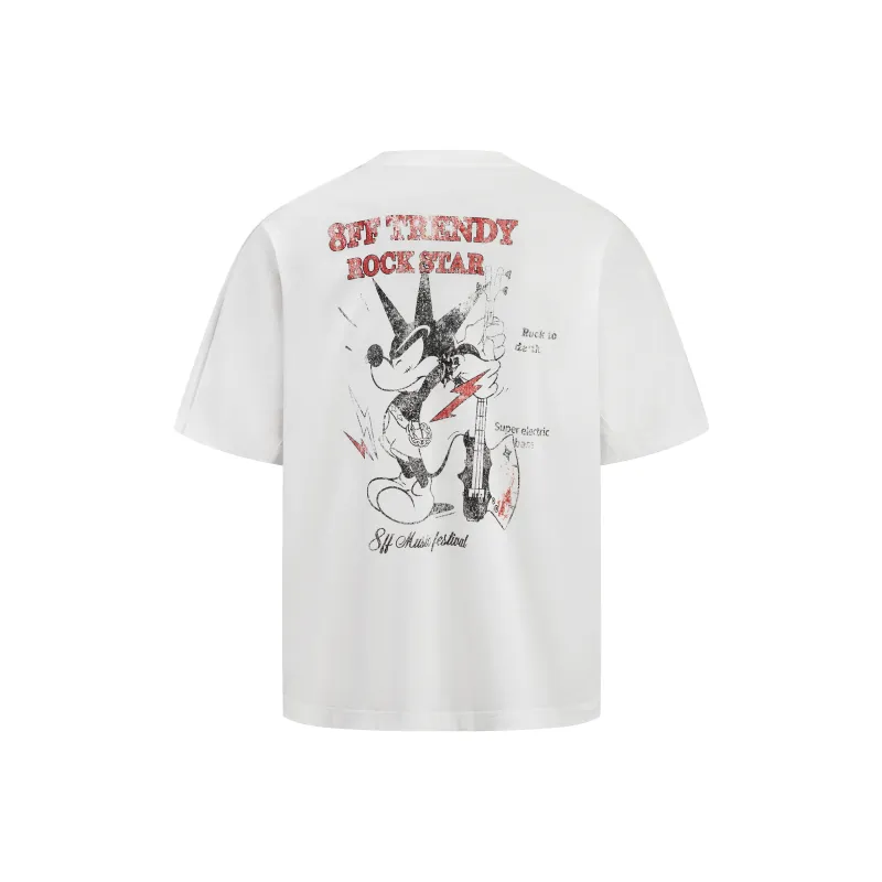 8FF T Shirts Unisex Moon White-1