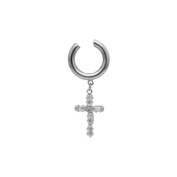 Universe Search S925 Silver Clip On Earrings Women's