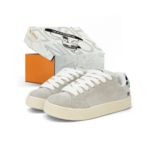 ROBINHOOD Impact Resistance Low Top Skateboard Shoes Women's Gray Box