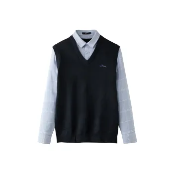 HLA Knitwear Men Navy Blue 35