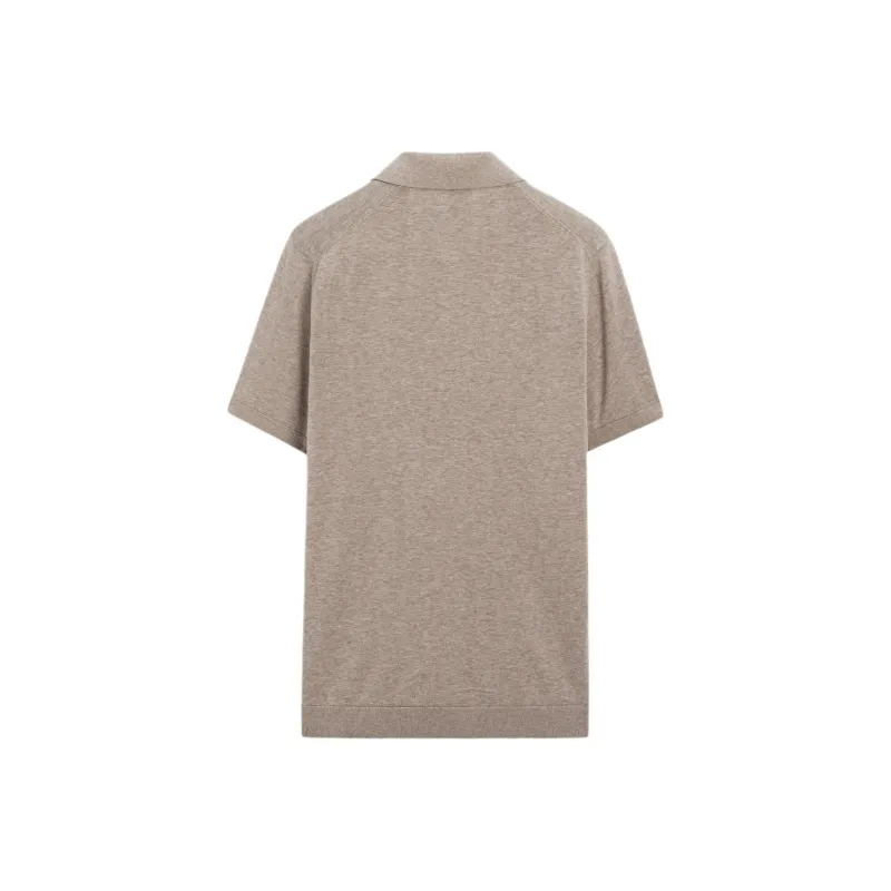 Massimo Dutti Polo Shirt Men's Beige-1