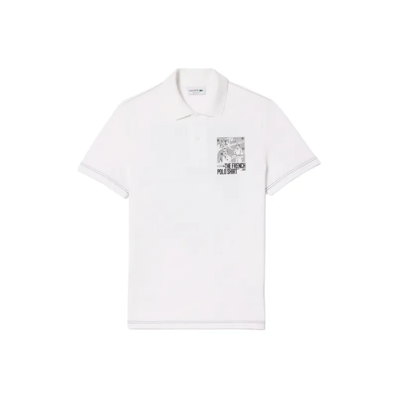 LACOSTE Polo Shirts Men White-0