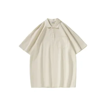 BORDERLESS BDLS Polo Shirt Unisex Milk White