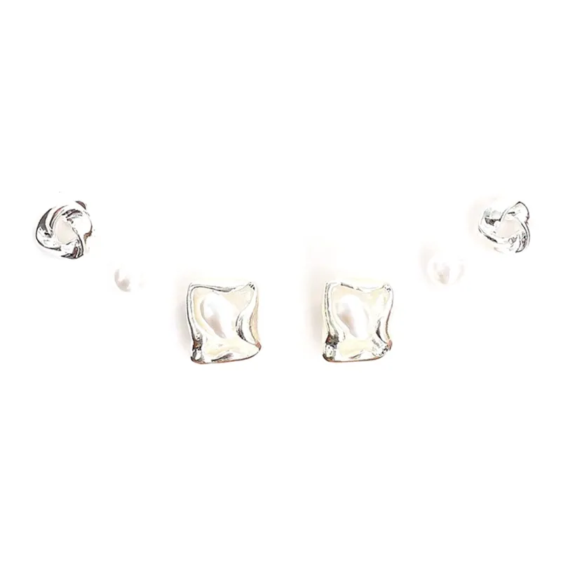 Welcome To The Treasure Alloy Stud Earrings Unisex-0