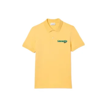 LACOSTE Polo Shirt Men's Yellow