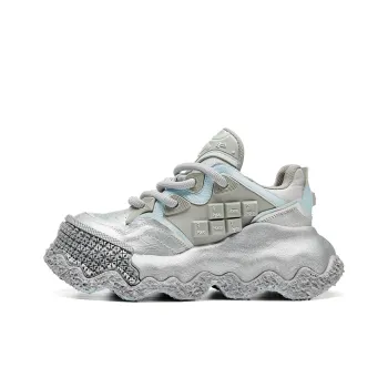 XMZY Wandering Moon Series Abrasion Resistant Moisture Wicking Height Increasing Low Top Chunky Sneakers Unisex