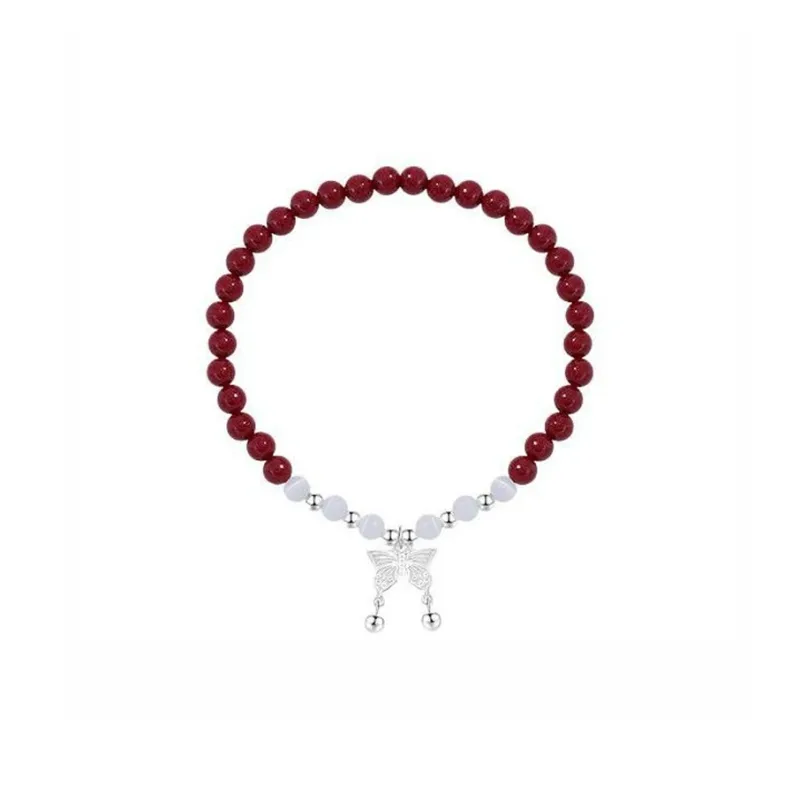 Ancient Jewelry Cinnabar Bracelets Women's-0