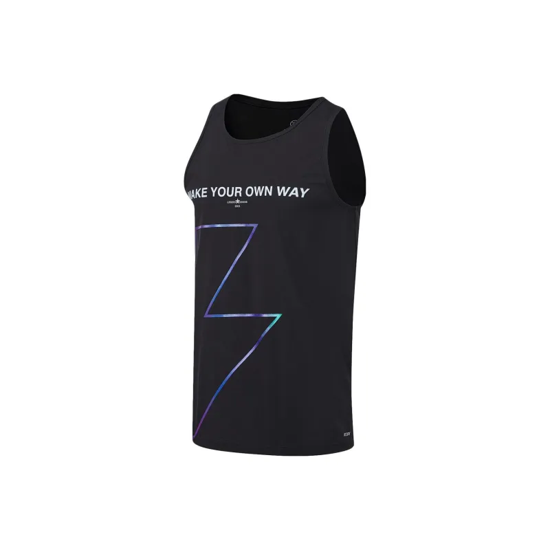 LINING Tank Tops Men Black-0