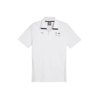 PUMA BMW M Motorsport SS24 Polo Shirt Men's White