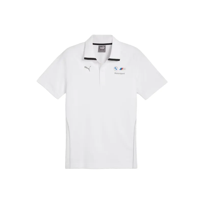 PUMA BMW M Motorsport SS24 Polo Shirt Men's White-0