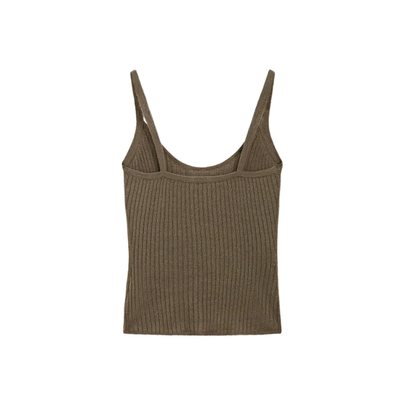 Massimo Dutti Camisole Women's Dark Green-1