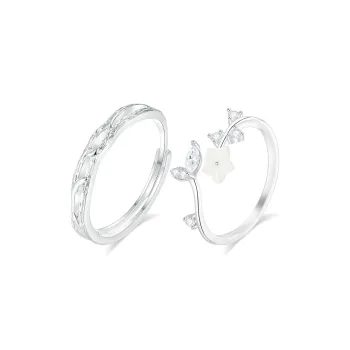 PRETTY DIARY S925 Silver Rings Unisex