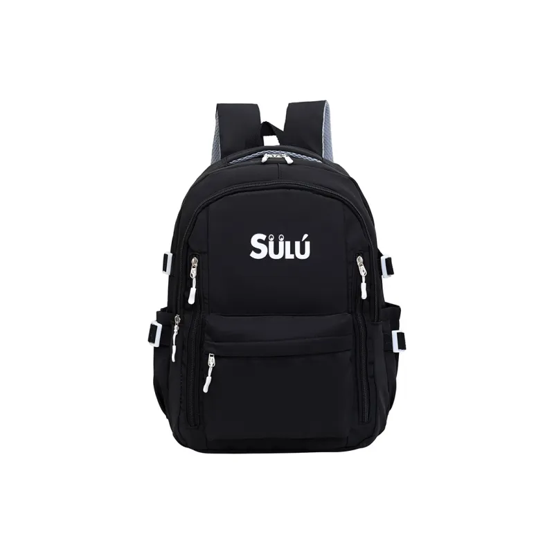 SEVENMOONS Nylon Backpack Unisex White/Black/Pink/Green/Blue-3