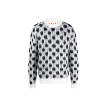 MARNI Polka Dot Intarsia Knit Jumper