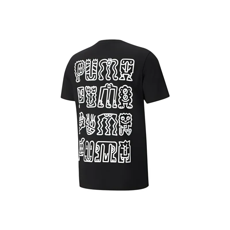 PUMA x Mr Doodle T Shirt Men's Black-1