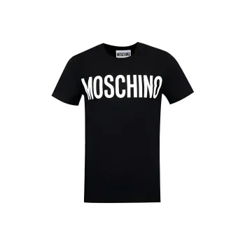MOSCHINO Logo lettering Cotton T shirt