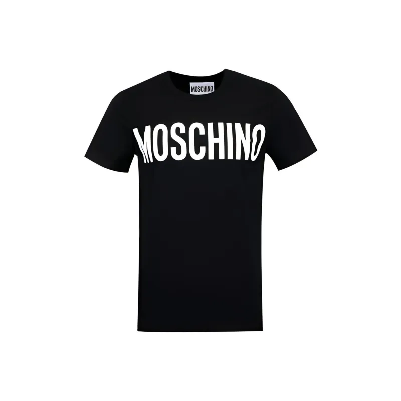 MOSCHINO Logo lettering Cotton T shirt-0
