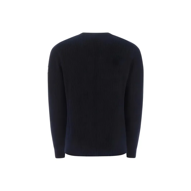 Moncler Cashmere Sweaters Men Dark Blue-1