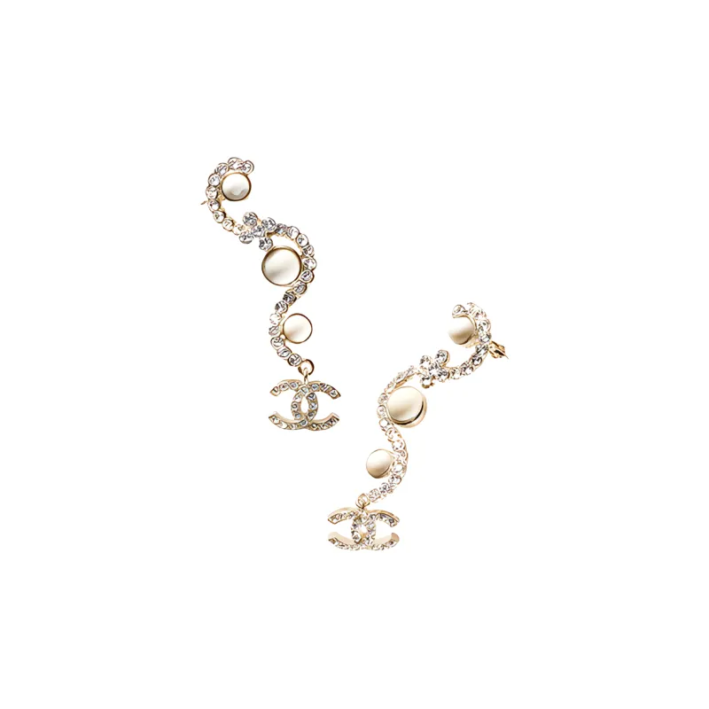 CHANEL Earrings Women's Silver-0