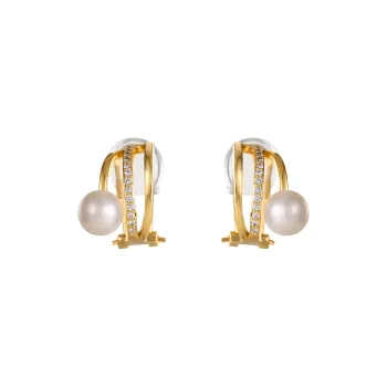 Zoo Jewel Copper Clip On Earrings Women's