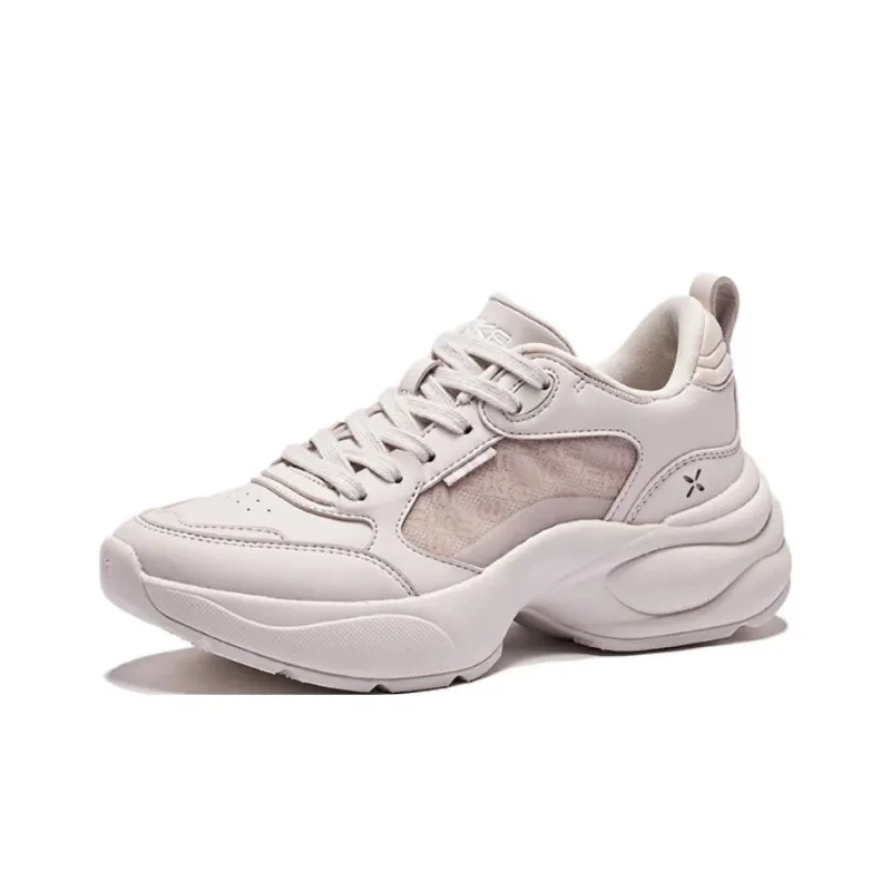 Erke Abrasion Resistant Breathable Low Top Casual Shoes Women's Painted Gray-1