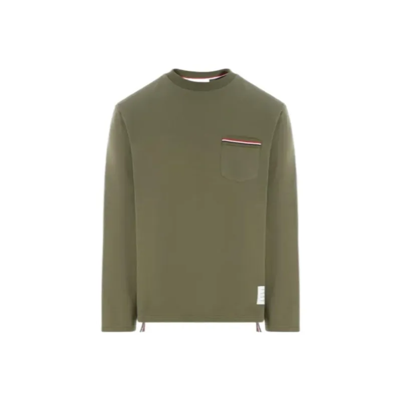 THOM BROWNE Crewneck Jersey Sweatshirt-0