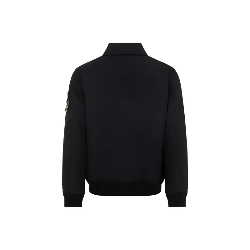STONE ISLAND Logo Patch Zipped Jacket-1