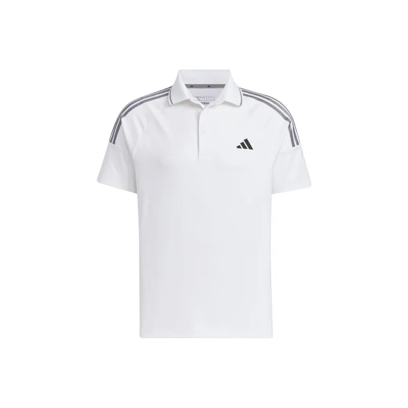 Adidas 3 STRIPES AEROREADY POLO SHIRT Polo Shirt Men's White-0