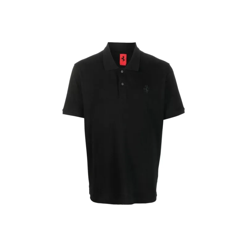 Ferrari Polo Shirts Men Black-0