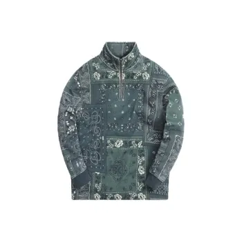 KITH Deconstructed Bandana Quarter Zip
