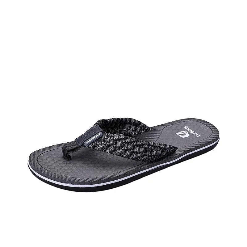 NANJIREN Cut Out Quiet Odor Resistant Abrasion Resistant Slip Resistant Quick Dry Antibacterial Flip Flops Men's-0