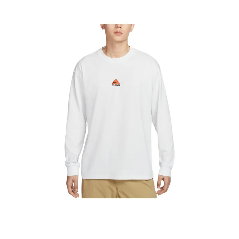 Nike ACG 'Lungs'Dri Fit T Shirt Men's Mountain Peak White-0