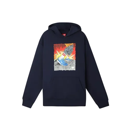 New Balance Sweatshirts Unisex Navy Blue