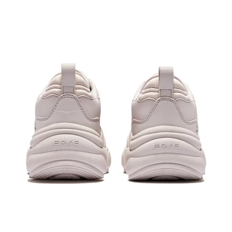 Erke Abrasion Resistant Breathable Low Top Casual Shoes Women's Painted Gray-4
