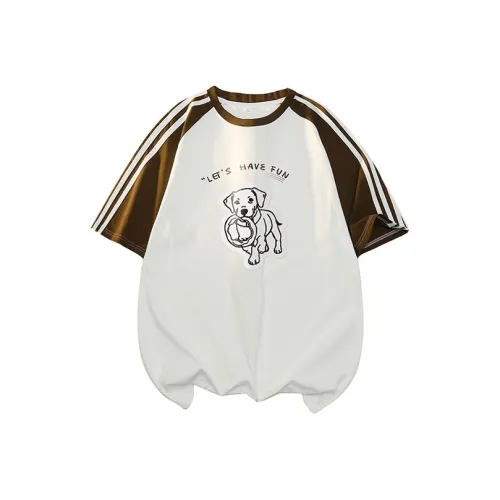 YOSICIL T Shirt Unisex White Coffee