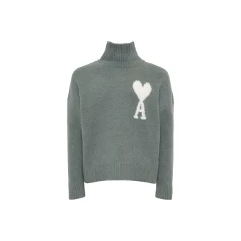 AMIPARIS Paris Ami De Coeur High Neck Knitted Jumper